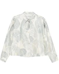 Alysi - Brushed Print Regular Top - Lyst