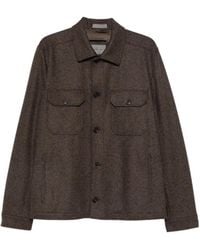 Corneliani - Button-Up Wool Jacket - Lyst