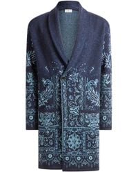 Etro - Paisley-Jacquard Cardigan - Lyst