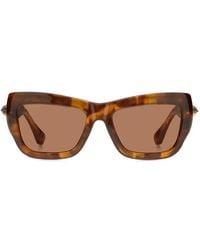 Etro - Tortoiseshell Rectangle-Frame Sunglasses - Lyst