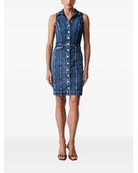 Guess - Denim Mini Dress - Lyst