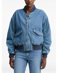 Levi's - Andy Denim Bomber Jacket - Lyst