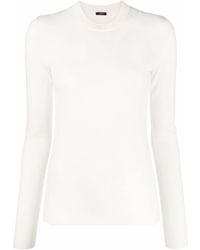 JOSEPH - Round-neck Knitted Top - Lyst