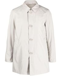 Herno - Single-breasted Shirt Coat - Lyst