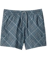 Burberry - Checked Swim Shorts - Lyst