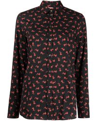 Paul Smith - Abstract-pattern Button-up Shirt - Lyst