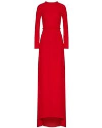 Valentino Garavani - Belted Train Gown - Lyst