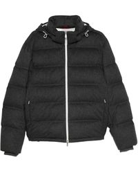 Brunello Cucinelli - フーデッド パデッドジャケット - Lyst