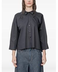 Susanne Bommer - Relaxed Fit Gathered Blouse - Lyst