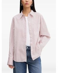 Marc O' Polo - Gestreept Blouse Met Zak - Lyst