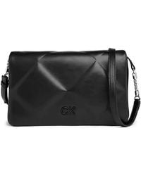 Calvin Klein - Quilted Chain-Strap Shoulder Bag - Lyst