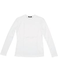LA ROSE - Long-Sleeve Crew-Neck T-Shirt - Lyst