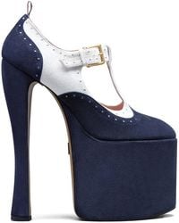 Thom Browne - Thom John 4-Bar Platform Pumps - Lyst