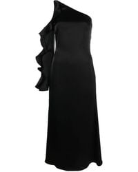 knee length dresses for ladies David Koma Silver Sphere Embroidery Cami Mini Dress Black/Silver / 8 main image 1