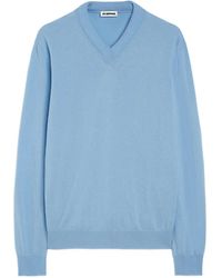 Jil Sander - V-Neck Sweater - Lyst
