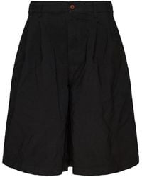 Comme des Garçons - Pleated Knee-Length Shorts - Lyst