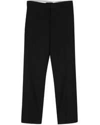 Paul Smith - Tapered twill wool trousers - Lyst