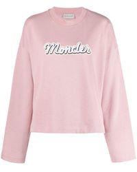 Moncler - T-shirt a maniche lunghe con stampa - Lyst