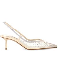 Le Silla - Embellished Slingback Sandals - Lyst