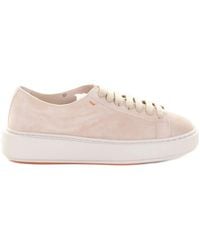 Santoni - Lace-Up Sneakers - Lyst