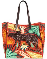 Etro - X Tabby Booth Unfold Me Cheetah-Print Tote Bag - Lyst