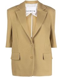 Remain - Single-breasted Cotton Blazer - Lyst