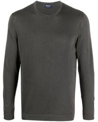 Drumohr - Crew-Neck Long-Sleeved Top - Lyst