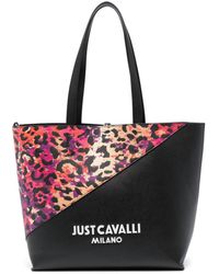 Just Cavalli - Borsa tote con design color-block - Lyst