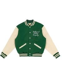 HTC - College Logo-Embroidered Varsity Jacket - Lyst