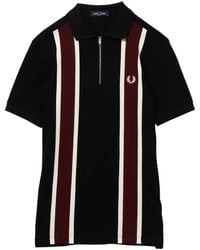 Fred Perry - Tramline Poloshirt - Lyst