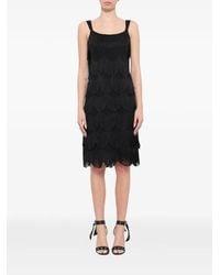 Marc Jacobs - Fringed Shift Midi Dress - Lyst