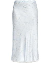 LoveShackFancy - Kalo Floral-Print Lace Maxi Skirt - Lyst