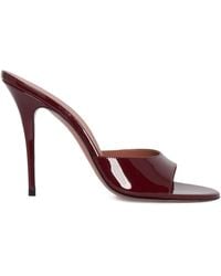 AMINA MUADDI - Sandals Elodie 105 Calfskin; Sole: Goatskin - Lyst