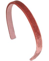 Jennifer Behr - Lacey Velvet Headband - Lyst