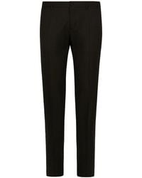 Dolce & Gabbana - Stretch-Wool Tailored Trousers - Lyst