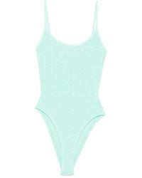 Hunza G - Pamela テクスチャード ワンピース水着 - Lyst
