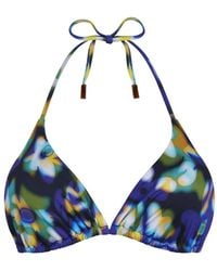 Vilebrequin - Floral-Print Triangle Bikini Top - Lyst
