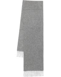 Aspinal of London - Fringed-Edge Cashmere Scarf - Lyst