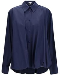 Loewe - Balloon Embroidered-Logo Shirt - Lyst