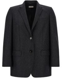 Alberto Biani - America Pinstripe Wool Blazer - Lyst