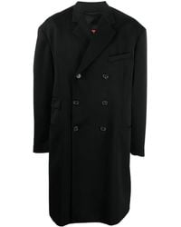 424 - Double-Breasted Oversize Coat - Lyst
