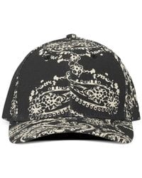 Les Deux - Paisley-Print Baseball Cap - Lyst