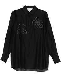 Iceberg - Floral-Embroidered Shirt - Lyst