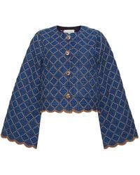 Cara Cara - Marvis Scalloped-Trim Jacket - Lyst