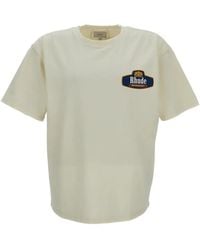 Rhude - Logo-Print Short-Sleeve T-Shirt - Lyst