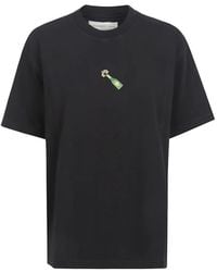 ALBERTO BRESCI - Embroidered-Motif T-Shirt - Lyst