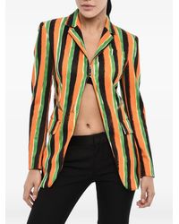 DSquared² - Striped Cut-Out Blazer - Lyst