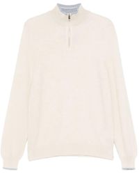 Fedeli - Half-Zip Sweatshirt - Lyst