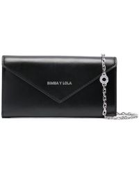 Bimba Y Lola - Logo-print Leather Crossbody Bag - Lyst
