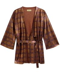 Momoní - Cardigan Chama Imprimé - Lyst